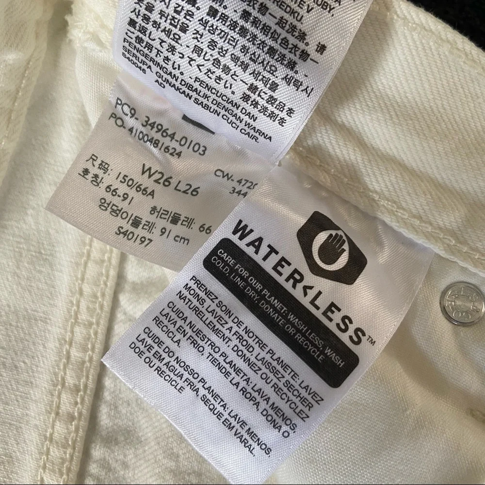 WEDGIE STRAIGHT FIT WOMEN'S Denim JEANS - Size 26 - Cloud Blank - Picture 7 of 9